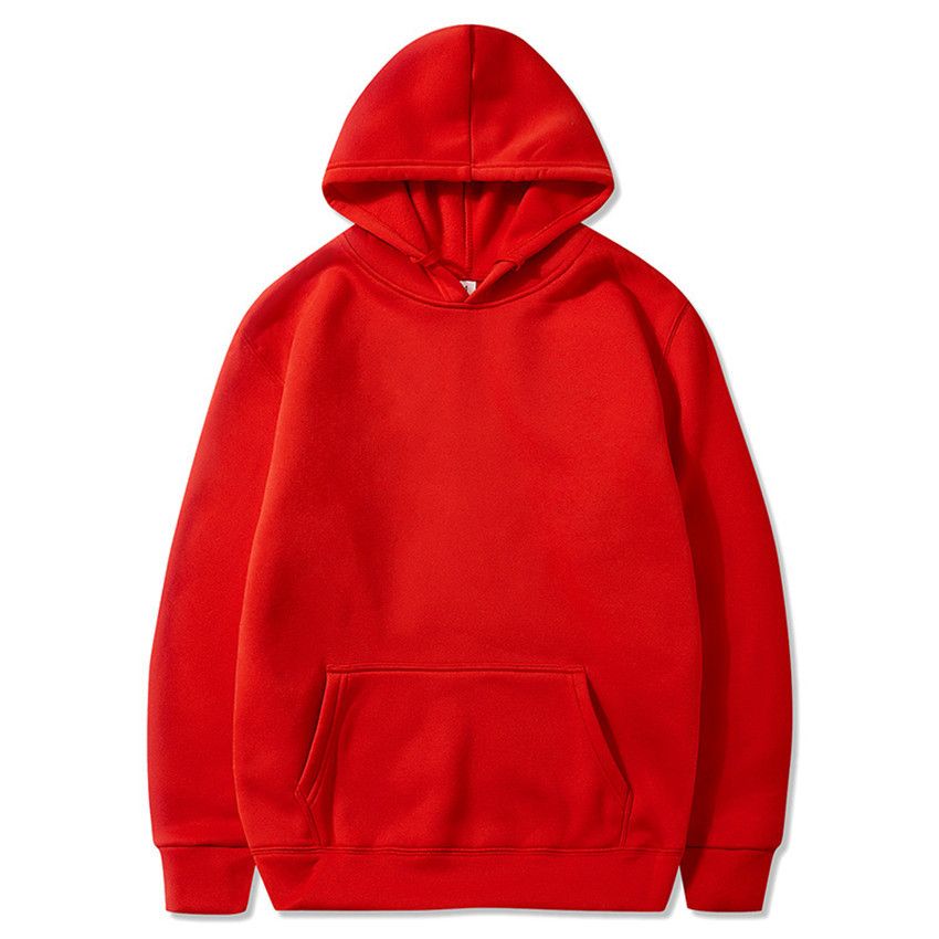 Plain Red Hoodie
